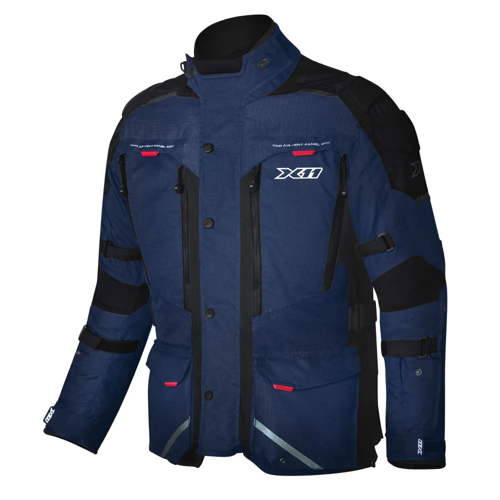 Jaqueta X11 Masculina Travel 3 Azul Navy - Spinelli Motos Boutique